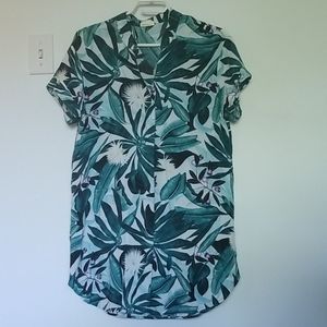 Tropical print dress